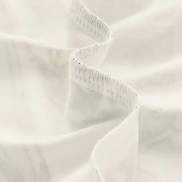 COPY - Royal Blue Dandelion print crop top! - Picture 5 of 5